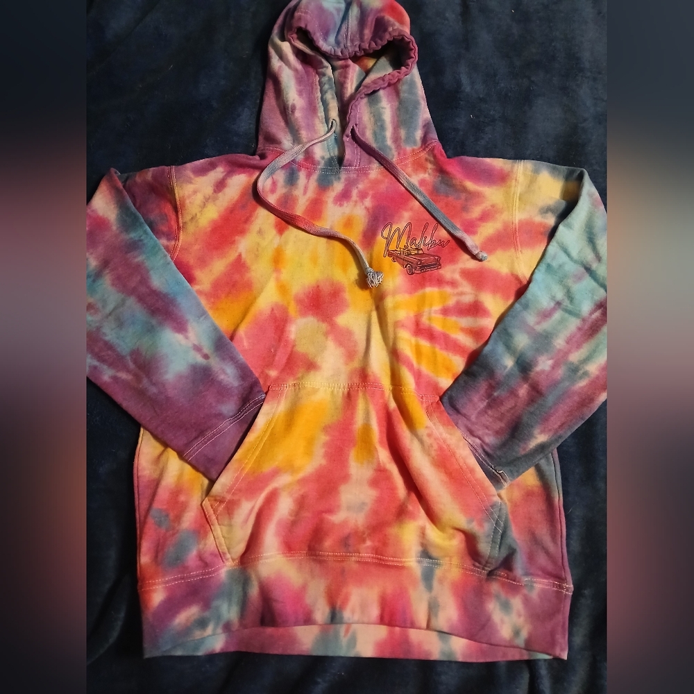 Multi‎ Colorful Tie-Dye Hoodie. Mens Sz.S